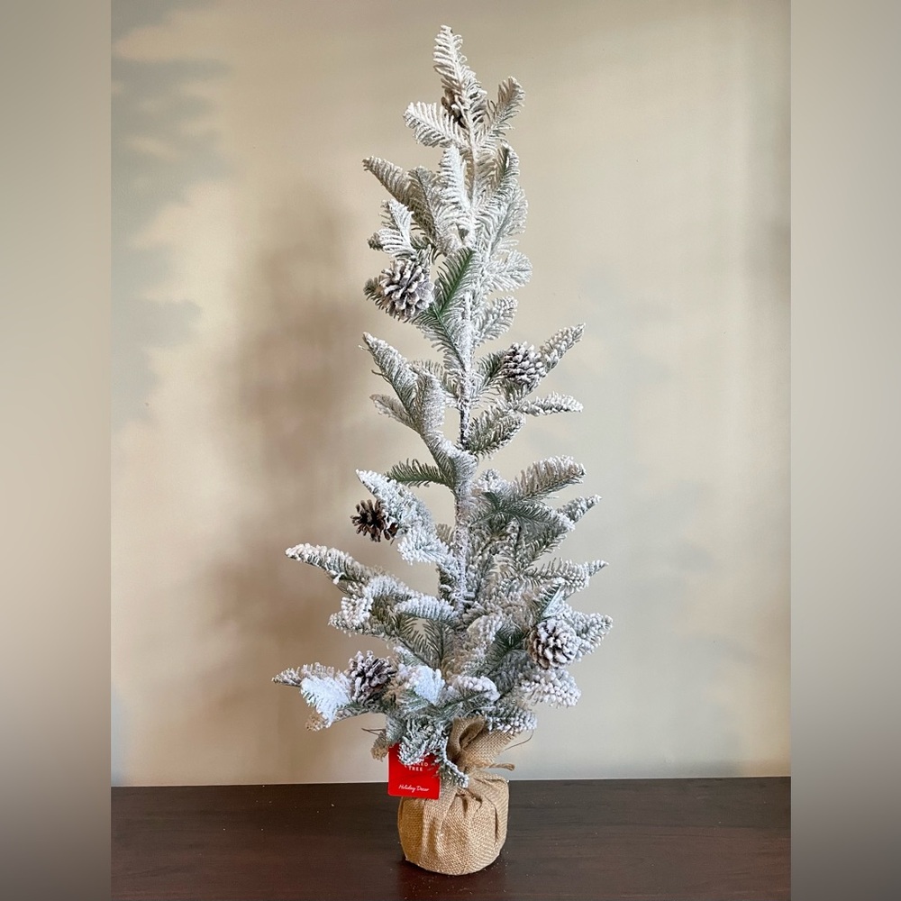 Flocked Christmas Tree